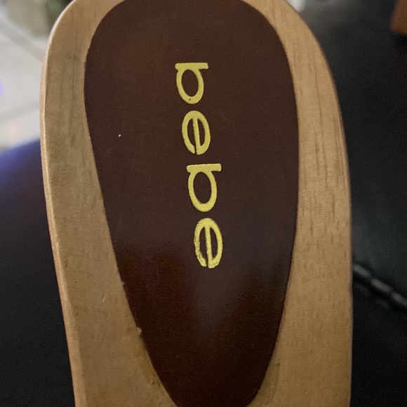 BEBE Calf Skin Sandal Heels 4”, NEW W/O BOX - Picture 4 of 11